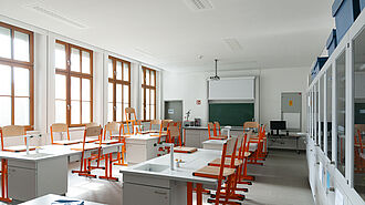 Physiksaal der NMS Dietrichgasse