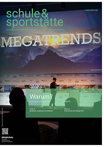 Cover der Ausgabe 2/23 von Schule & Sportstätte