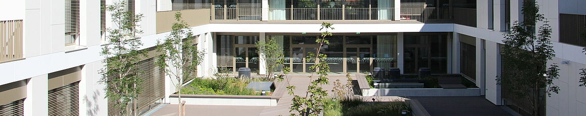 Innenhof der AHS Wien West