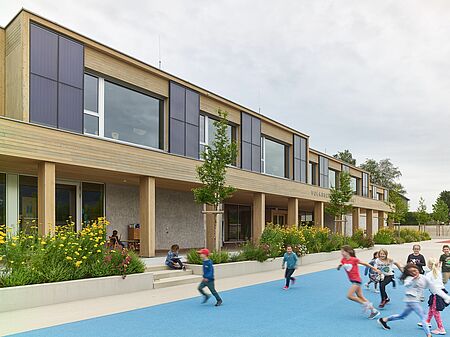 Volksschule Hallwang in Salzburg ein Preisträger des Staatspreis Architektur und Nachhaltigkeit 2019