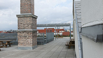 Dachterrasse der NMS Dietrichgasse