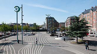 Superkilen – Parkanlage entlang eines Radhighways