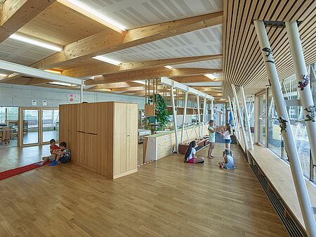 Volksschule Lauterach in Salzburg ein Preisträger des Staatspreis Architektur und Nachhaltigkeit 2019